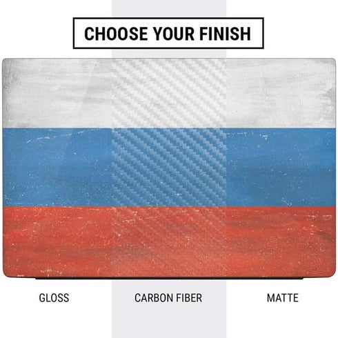 Russian Flag Distressed Dell Vostro Skin